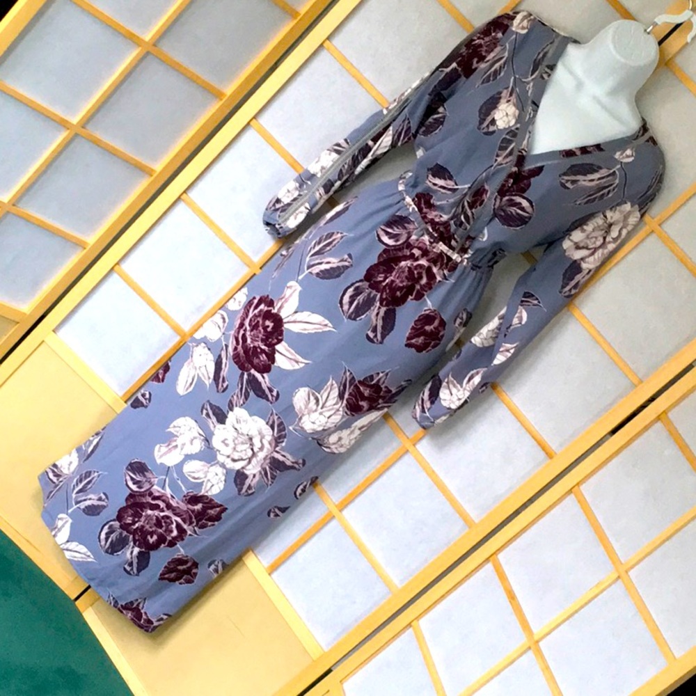 Maxi Floral Lavender Dress